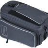 Basil Sport Design Trunkbag - Grijze fietsbagagedragertas, 7-15L, waterafstotend, voor reguliere fiets en e-bike