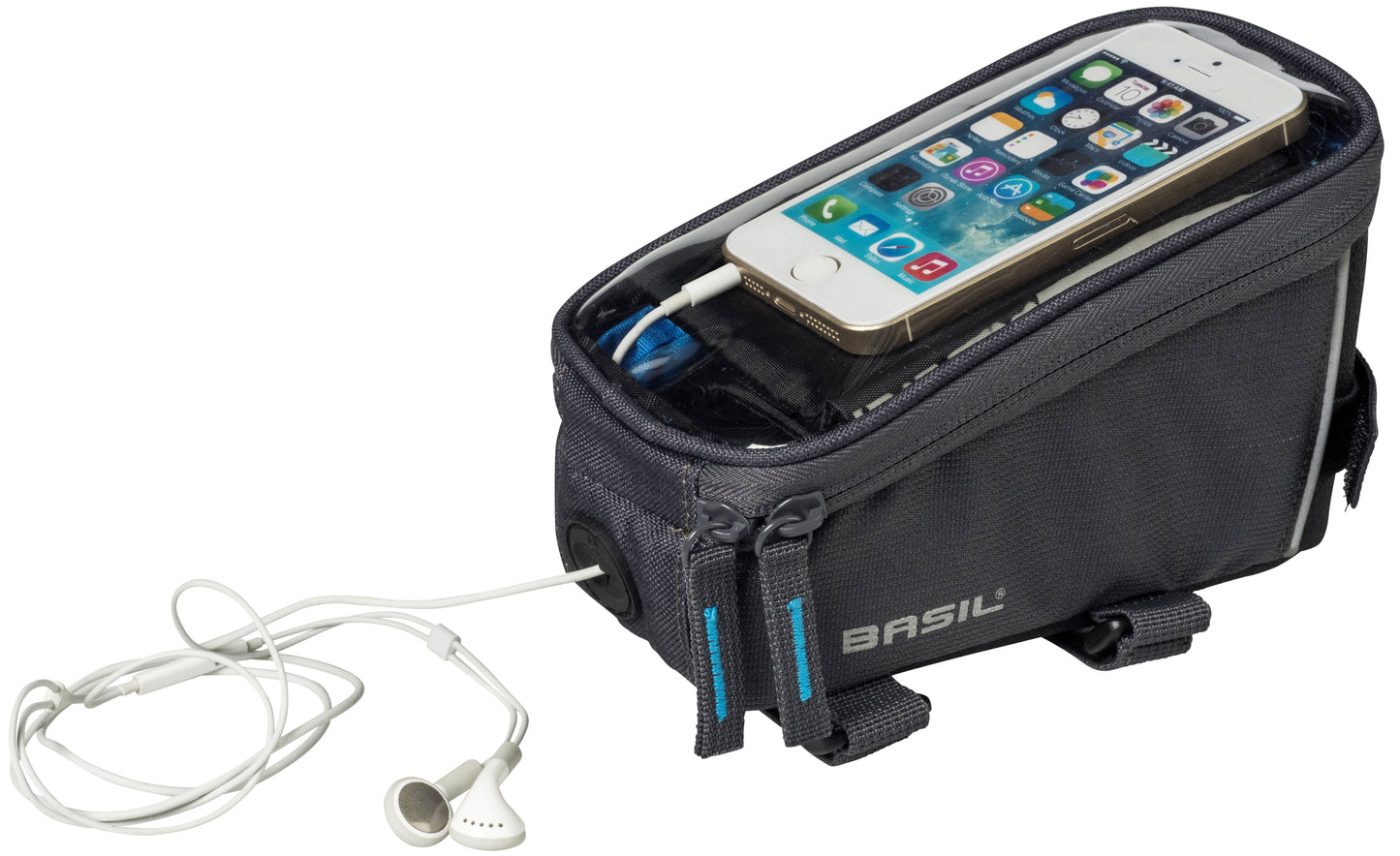 Basil Sport Design Frame Bag - Grijze Smartphone Frametas