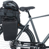 Basil Miles XL Pro bagagedragertas, zwart oranje, waterdicht, 9-36L, geschikt voor elektrische fietsen