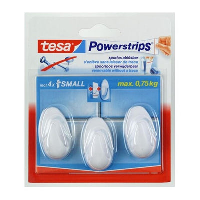 Tesa haak s ovaal wit haak s ovaal wit