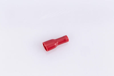 Spahn flachsteckhülse flat plug-in sleeve fully insulated red 100pc