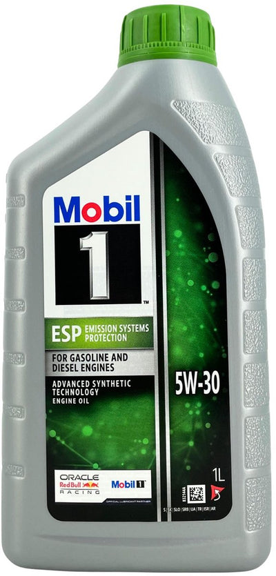 Mobil 1 5w-30 synthetische motorolie- 1l – bescherming tegen slijtage - benzine diesel - verbeterde koude start