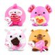 Snackles love medium 21 cm assorti | 4 stuks
