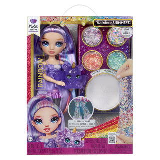 Mga entertainment rainbow high modepop met slijm - violet