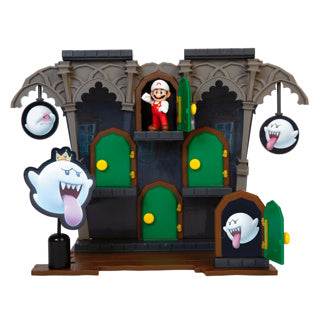 Mario boo mansion set inclusief 6,5 cm mario figuur