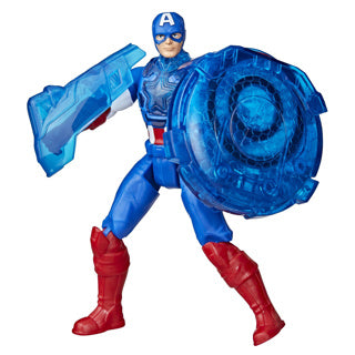 Marvel avengers 10 cm figuur captain america met schild en motor