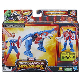 Marvel mech strike captain america 10 cm