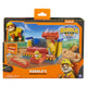 Rubble crew - rubble's werkplaats-speelset - met rubble-figuurtje en 85 g kinetic build-it speelzand - paw patrol speelgoed