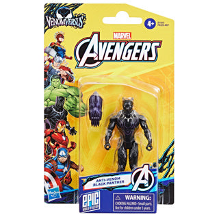 Marvel avengers 10 cm figure venom black panther | 3 stuks