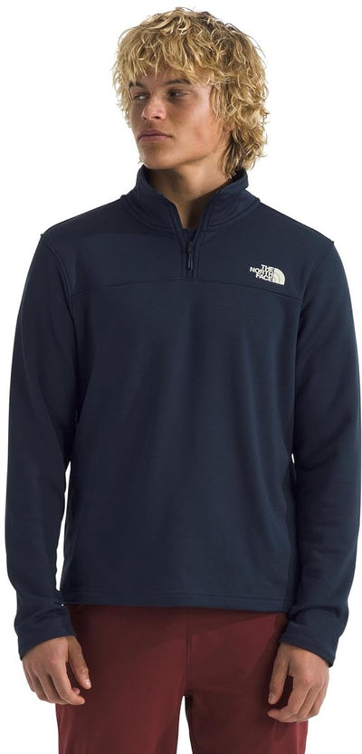 The north face m cedar trail grid fleece 1 - 4 zip heren outdoortrui - summit navy s
