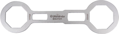 Bikeservice gabelkappenschlüssel schl fork cap bst 46x50mm 8knt