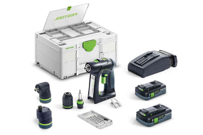 Festool accu-schroefboormachine c 18 hpc 4,0 i-set - 577617