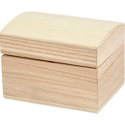 Creativ company houten schatkist met magnetische sluiting