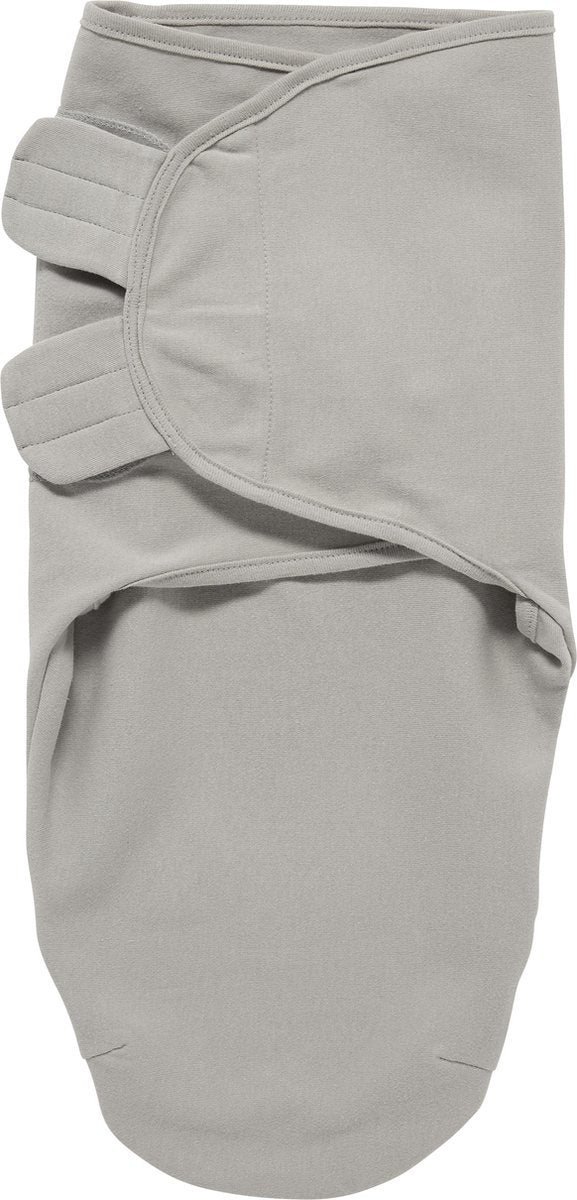 Meyco baby uni swaddle inbakerdoek - grey - 4-6 maanden - 1.0 tog