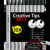 Stabilo creative tips arty pennen verschillende puntdiktes - 10dlg.