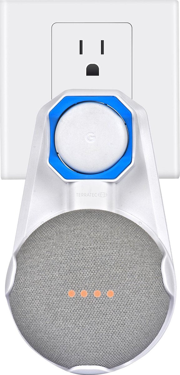 Terratec hold me google - wandhouder voor google home mini wit