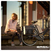 Basil Urban Load dubbele fietstas - zwart groen, waterafstotend, 53L