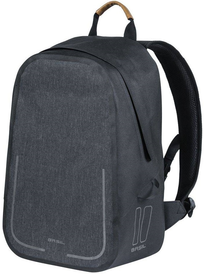 Basil Urban Dry Backpack - waterdichte fietsrugzak - grijs