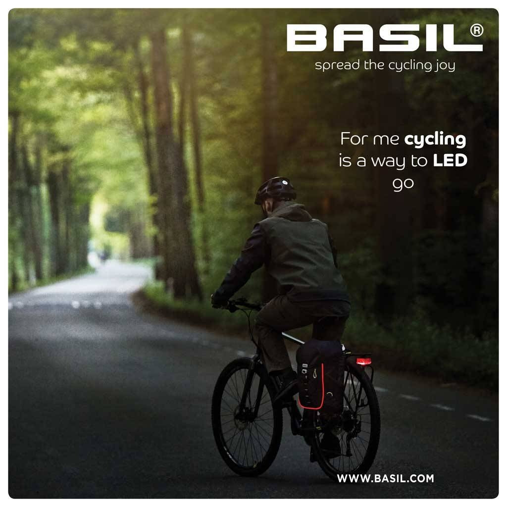 Basil Daypack Nordlicht - Waterdichte fietsrugtas voor E-bikes