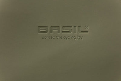 Basil SoHo dubbele fietstas Nordlicht - Waterdichte bagagedrager tas voor elektrische fiets - Groen