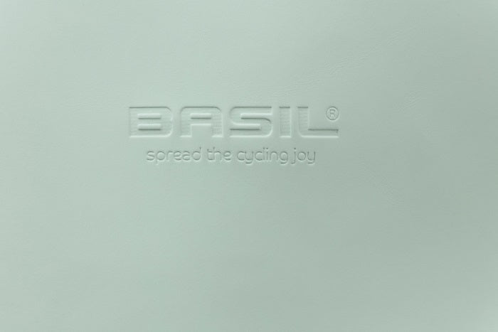 Basil SoHo dubbele fietstas Nordlicht MIK pastelgroen, waterdicht, 41L, LED-verlichting