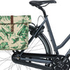 Basil Ever-Green dubbele fietstas, gerecycled PET, waterkerende vouwsluiting, unisex, fiets, sandshell beige