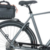 Basil Miles Tarpaulin Bagagedragertas MIK - Sportieve zwarte fietsrugtas, waterdicht, 7L inhoud