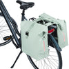 Basil SoHo dubbele fietstas Nordlicht MIK - pastelgroen, waterdicht, 41L, LED-verlichting