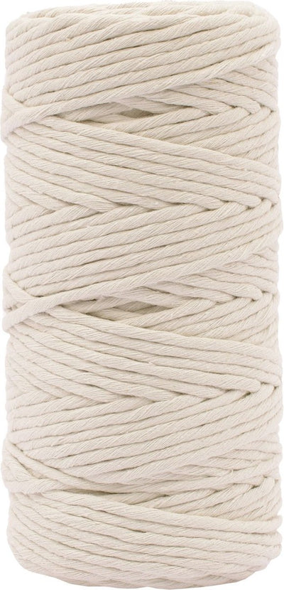 Vaessen creative macrame touw - naturel - 3mmx100m