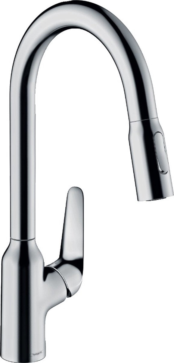 Hansgrohe focus m42 - keukenkraan m429-h220 met uittrekbare handdouche, chroom 71800000
