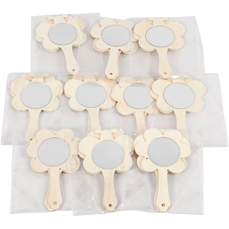 Creativ company http: www.cchobby.nl handspiegel-h-13-9-cm-b-9-cm-20-stuk-1-doos