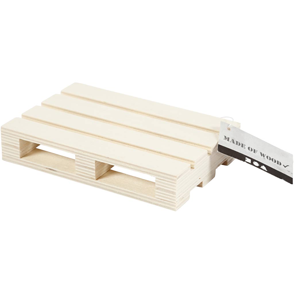 Creativ company houten mini pallet, 1st.