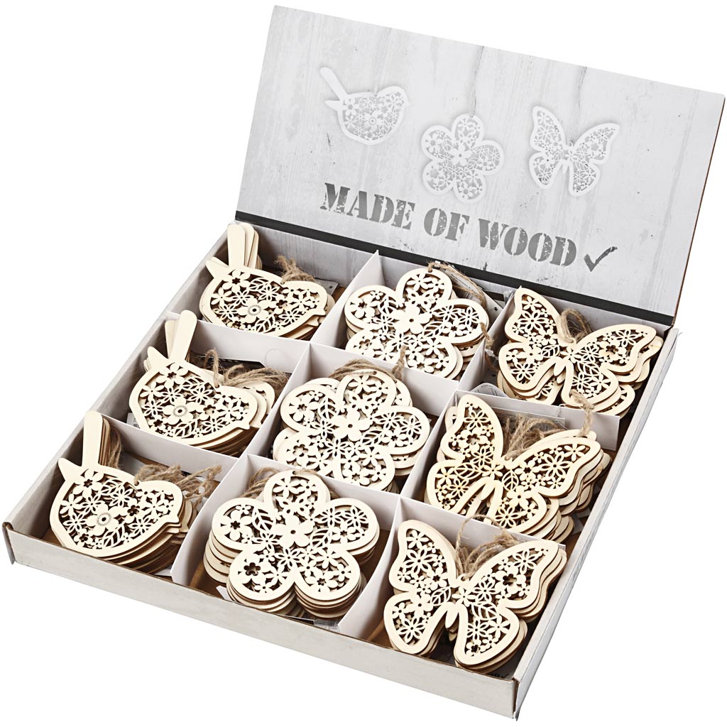 Http: www.cchobby.nl houten-figuren-vlinder-bloem-en-vogel-h-10-cm-b-10-cm-90-stuk-1-doos