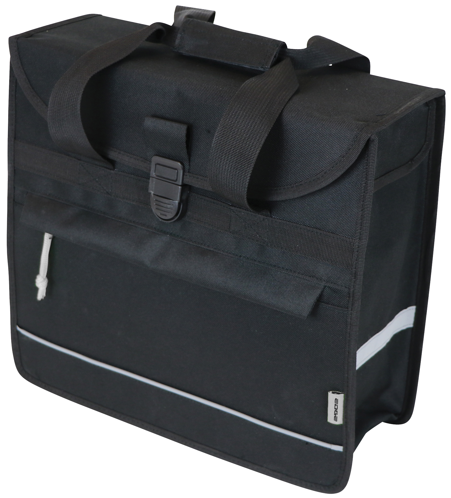 Edge Fietstas Basic Shopper 20 liter 37 x 34 x 13 cm zwart