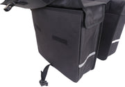 Edge Dubbele fietstas Luxe Shopper 40 liter 38 x 40 x 14cm (2x) zwart - afbeelding 3