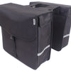 Edge Dubbele fietstas Luxe Shopper 40 liter 38 x 40 x 14cm (2x) zwart