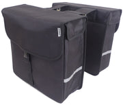 Edge Dubbele fietstas Luxe Shopper 40 liter 38 x 40 x 14cm (2x) zwart - afbeelding 2