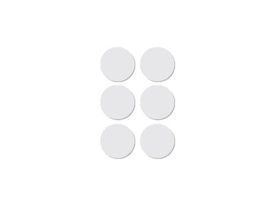 Apli etiketten rond 32mm wit pak a 36 stikers