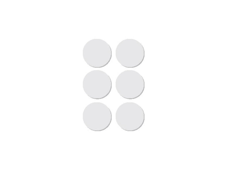 Apli etiketten rond 32mm wit pak a 36 stikers
