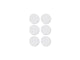 Apli etiketten rond 32mm wit pak a 36 stikers