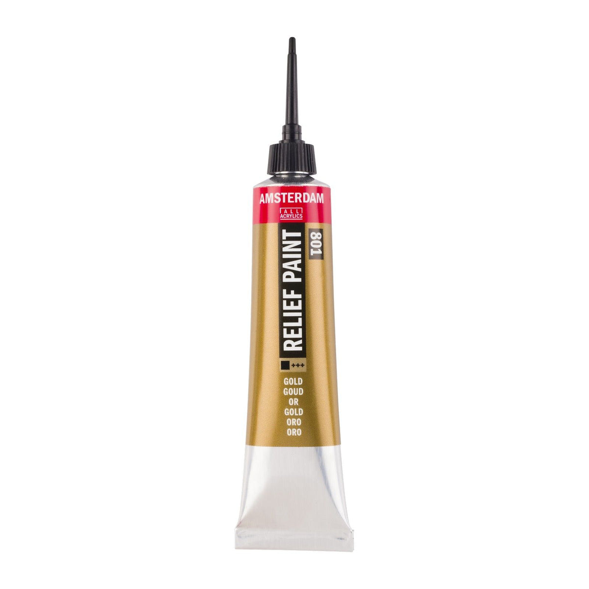 Amsterdam all acrylics amsterdam • contourverf tube 20ml goud 801