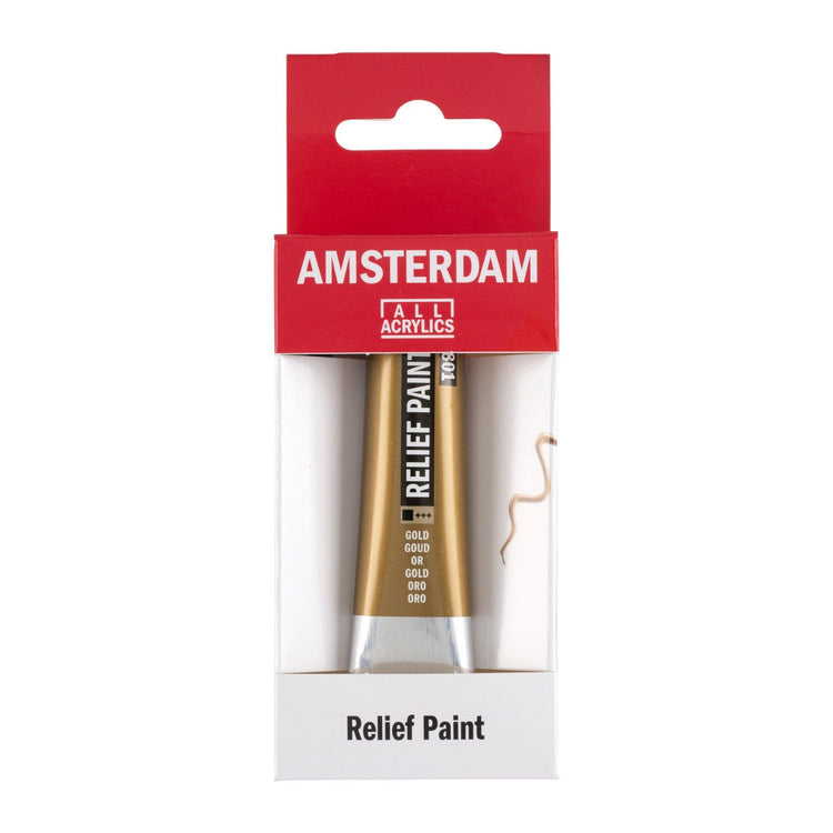 Amsterdam all acrylics amsterdam • contourverf tube 20ml goud 801