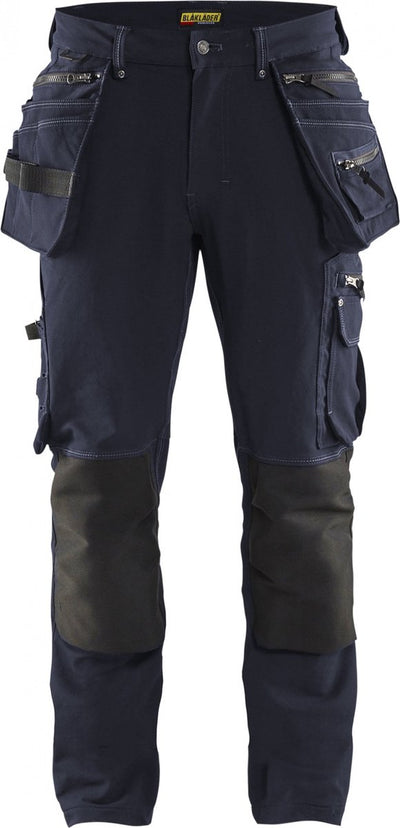 Blåkläder x1900 werkbroek 4-weg stretch 1998 - marineblauw - maat 52 (l)