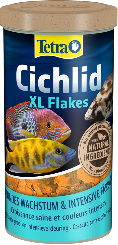 Tetra cichlid xl vlokken - vissenvoer - 1 l