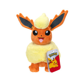 Jazwares pokémon knuffel pluche flareon, 20cm