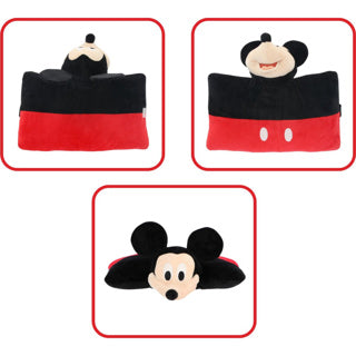 Mickey mouse 2in1 knuffelkussen 45x28cm | 2 stuks