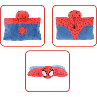 Spiderman 2in1 knuffelkussen 45x28cm | 2 stuks