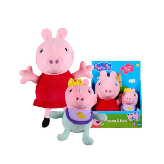 Peppa pig baby set pluche 2-delig