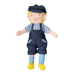 Bambolino toys knuffel pluche fien en teun - boer teun, 33cm