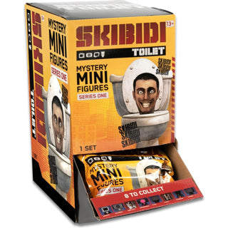 Skibidi toilet mini figures 6 cm assorti | 24 stuks